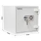 Preview: Rottner Wertschutzschrank EN2 Diamant Fire Premium PO50 Elektronikschloss T05909